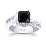1.25 Carat Black And White Diamond Ring