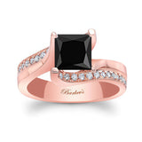 1.25 Carat Black And White Diamond Ring