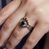 Black Diamond Unique Wedding Set