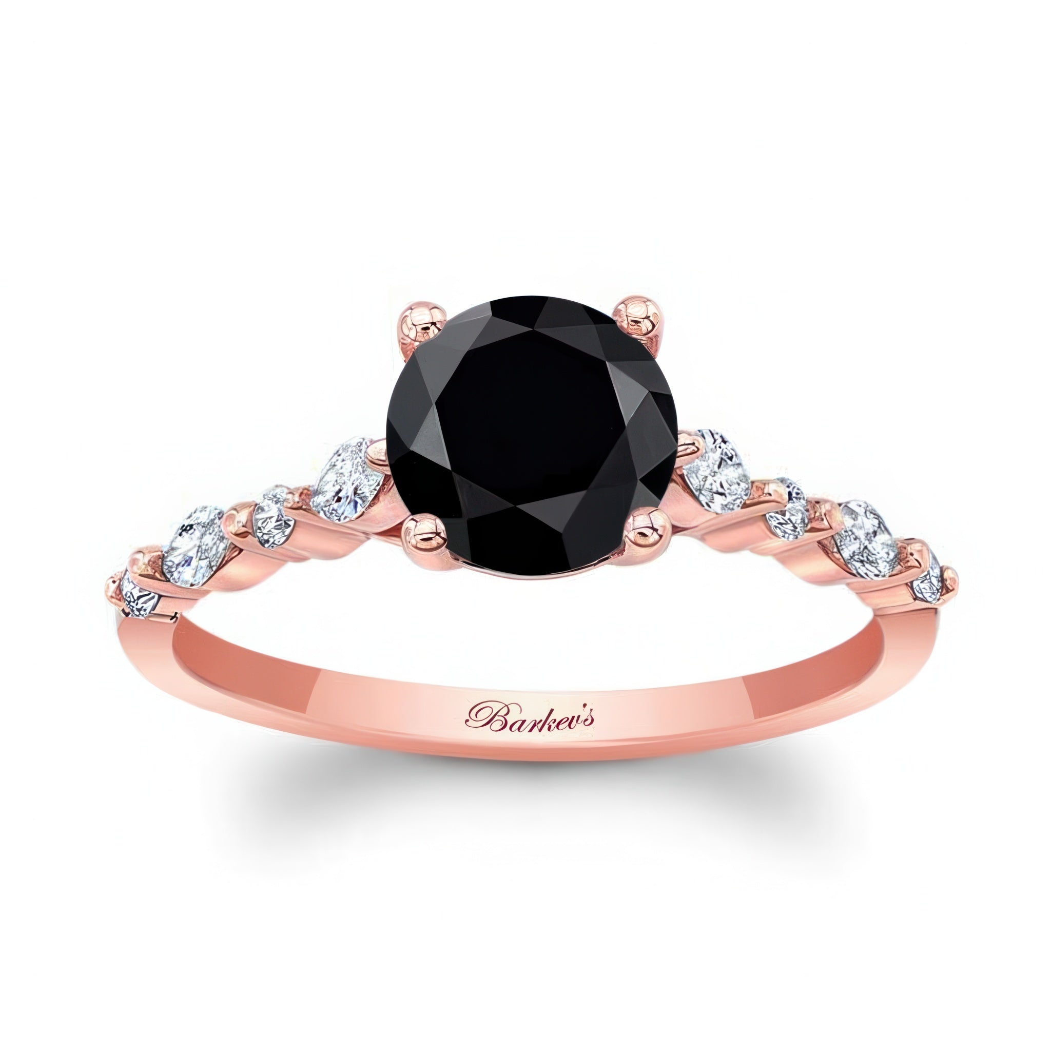 Vintage Style Black And White Diamond Ring