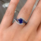 1 Carat Sapphire Ring