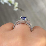 1 Carat Sapphire Ring