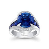 Unique 5 Carat Blue Sapphire Engagement Ring