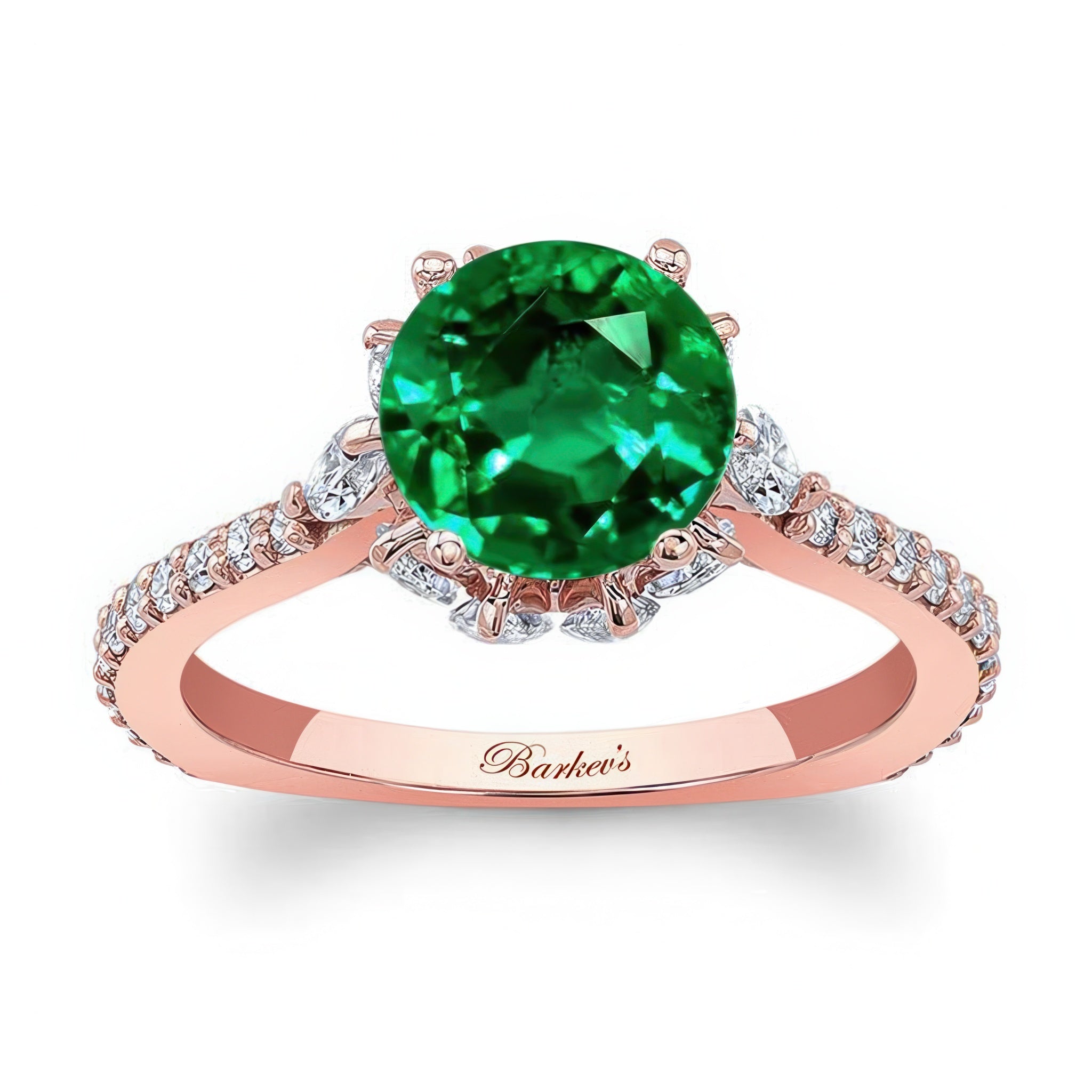 2 Carat Emerald And Diamond Ring