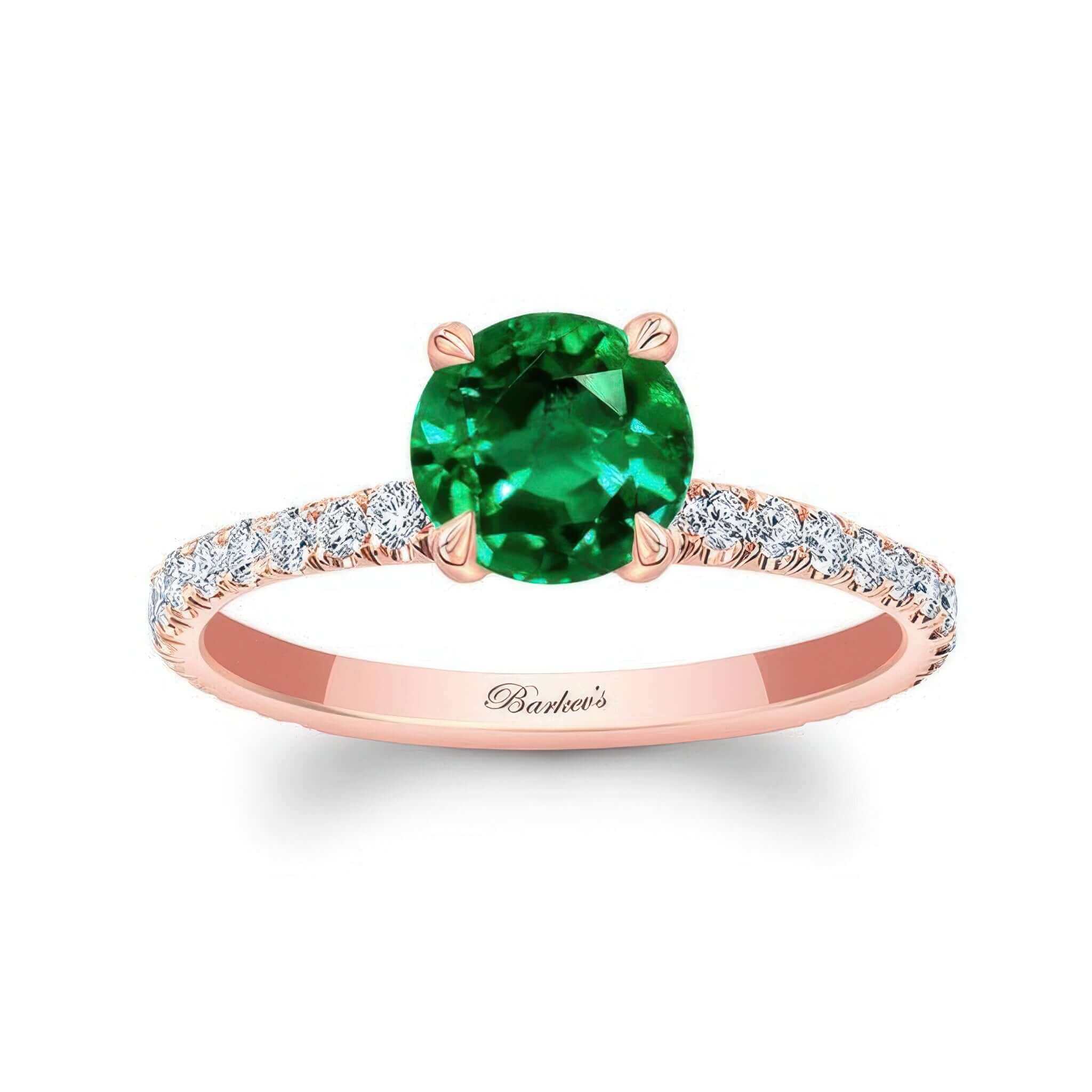Emerald And Diamond Ring