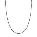 Black Diamond Bead Necklace