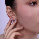 1.5 Carat Floating Lab Diamond Earrings
