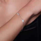 Lab Grown Diamond Heart & Infinity Bracelet