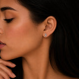 Lab Grown Diamond Star & Moon Mismatched Stud Earrings
