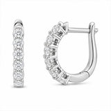 1.37 CTW Lab Grown Diamond Huggie Earrings
