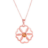 Citrine Heart Necklace