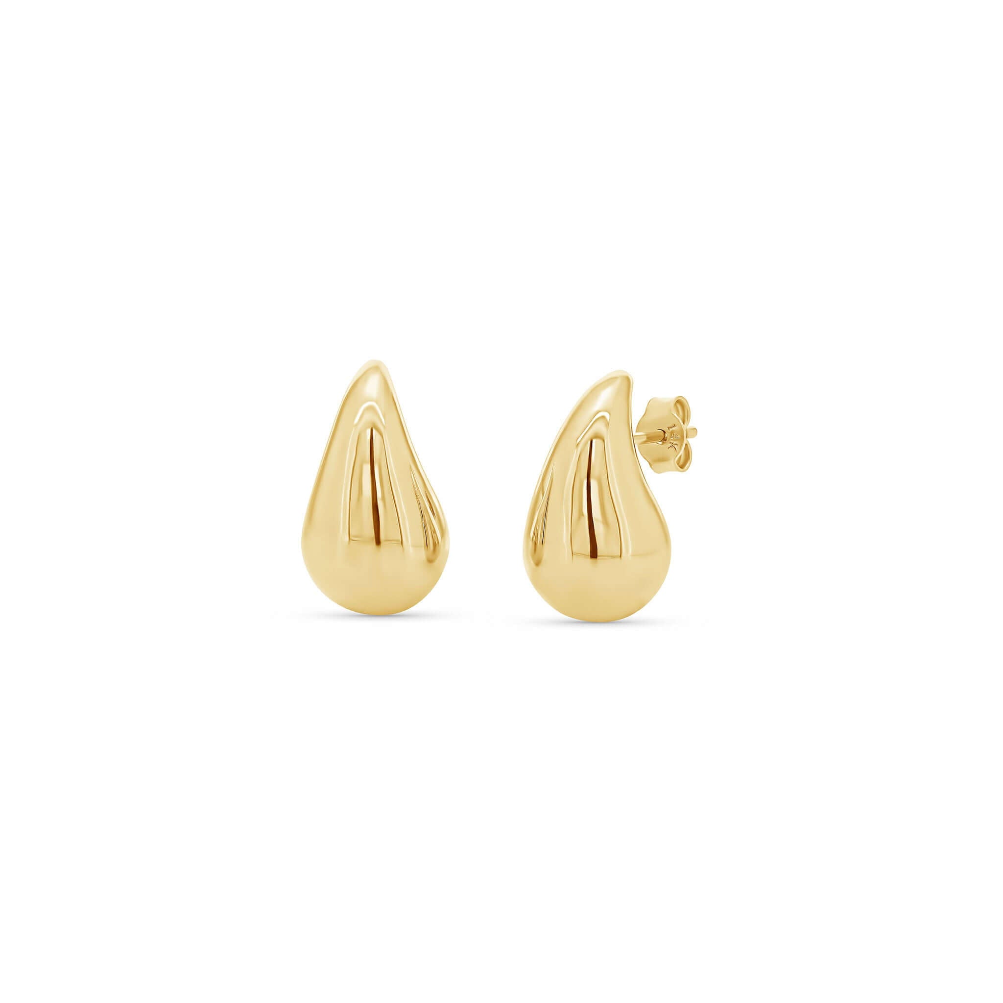 Gold Teardrop Earrings