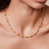 Gold Teardrops Necklace