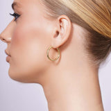 Gold Hoop Earrings