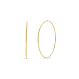 Gold Endless Hoop Earrings showcasing a seamless design and high-quality gold finish for everyday elegance.