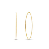 Gold Endless Hoop Earrings showcasing elegant, timeless design and shiny, durable finish.