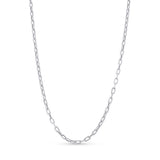 Lightweight Gold Paper Clip Chain