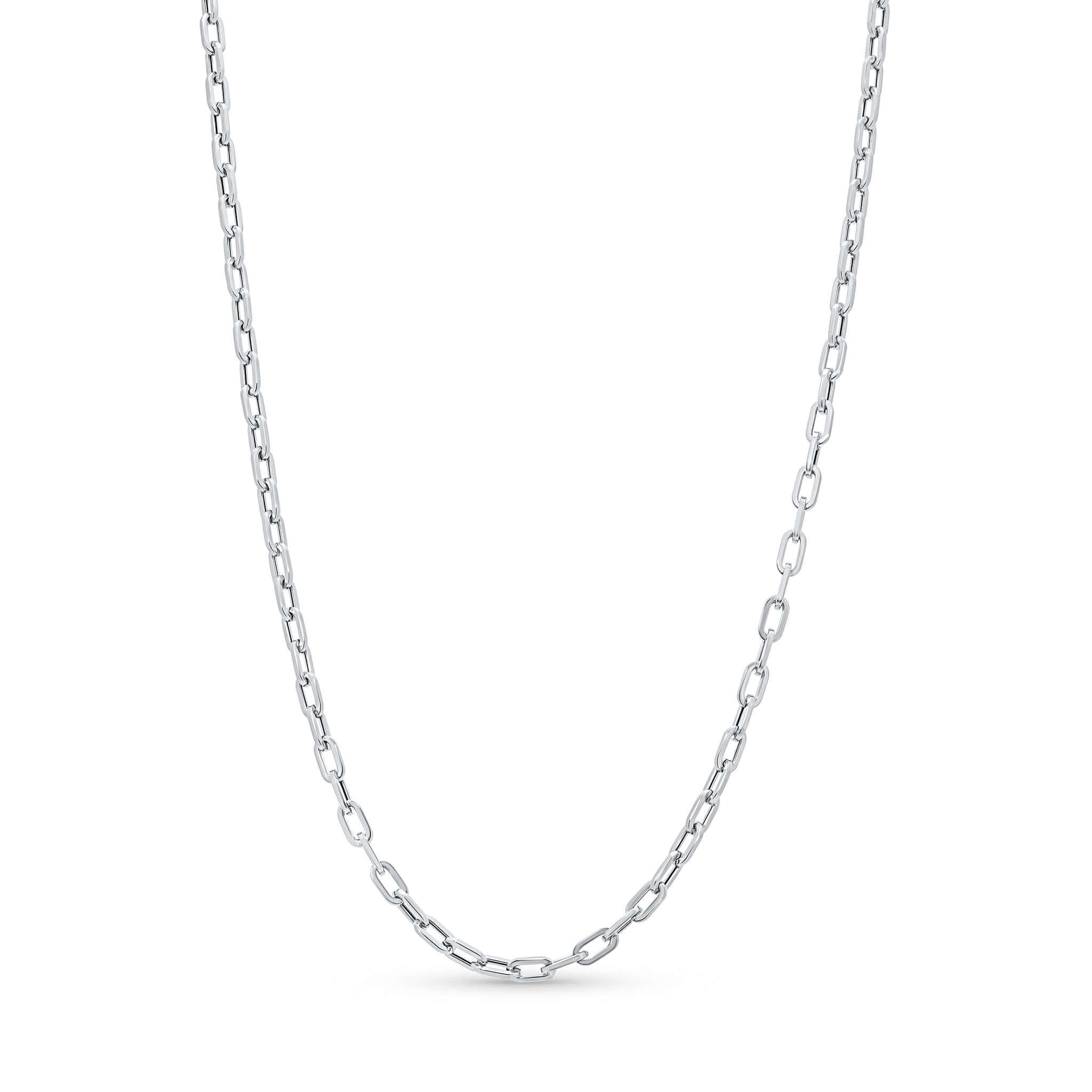 Lightweight Gold Paper Clip Chain