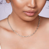 Lightweight Gold Paper Clip Chain