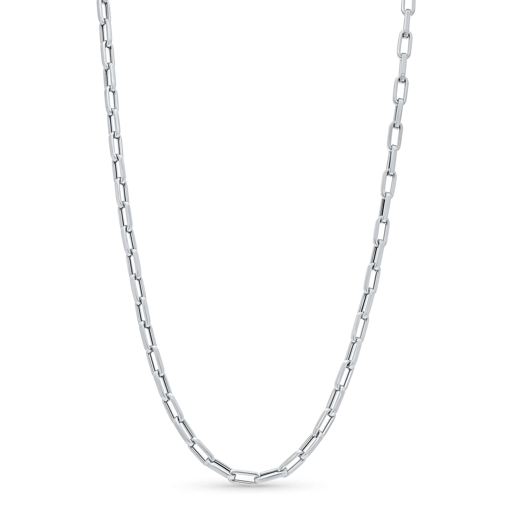 Lightweight Gold Paper Clip Chain