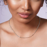 Lightweight Gold Paper Clip Chain