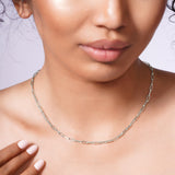Lightweight Gold Paper Clip Chain