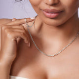 Solid Gold Paper Clip Chain