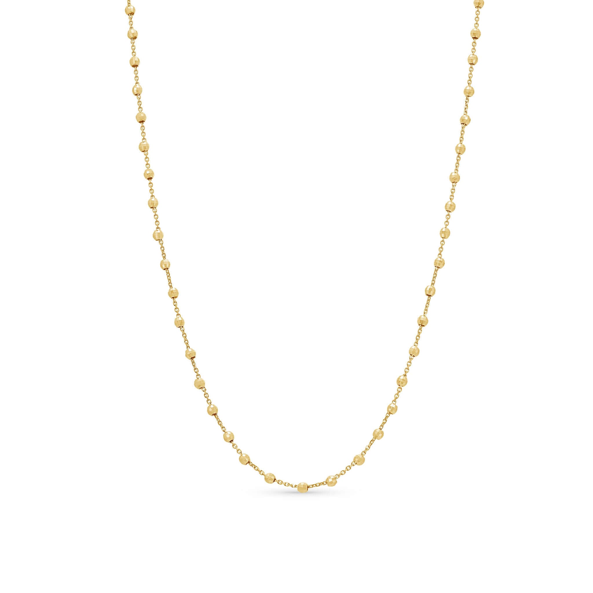 Gold Disco Ball Necklace