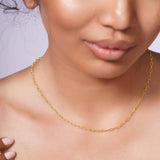 Stackable Gold Paper Clip Chain