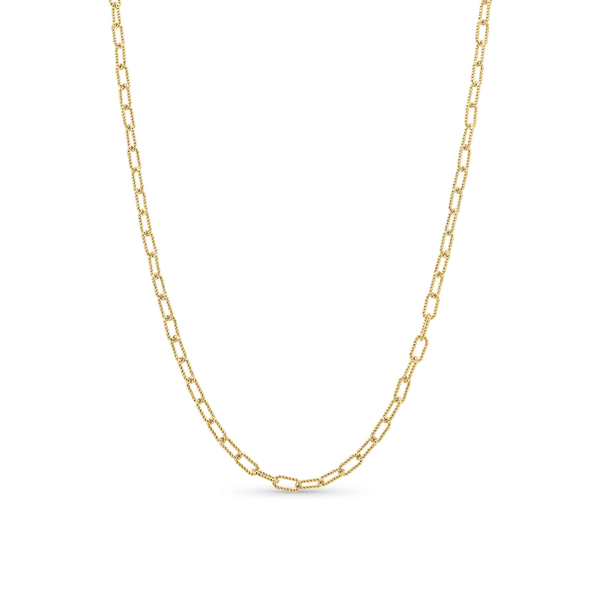 Stackable Gold Paper Clip Chain