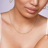 Adjustable Diamond Cut Ball Necklace