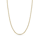 Adjustable Diamond Cut Ball Necklace