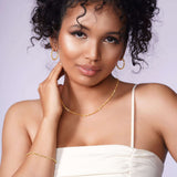 Adjustable Diamond Cut Ball Necklace