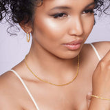 Adjustable Diamond Cut Ball Necklace