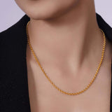 Gold Rolo Chain