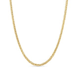 Men's Lightweight Wheat Gold Chain