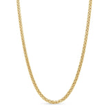 Men's Lightweight Wheat Gold Chain