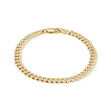Gold Curb Link Bracelet