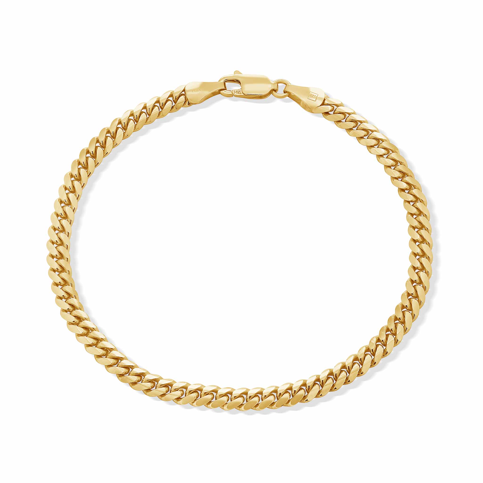 Solid Gold Miami Cuban Bracelet