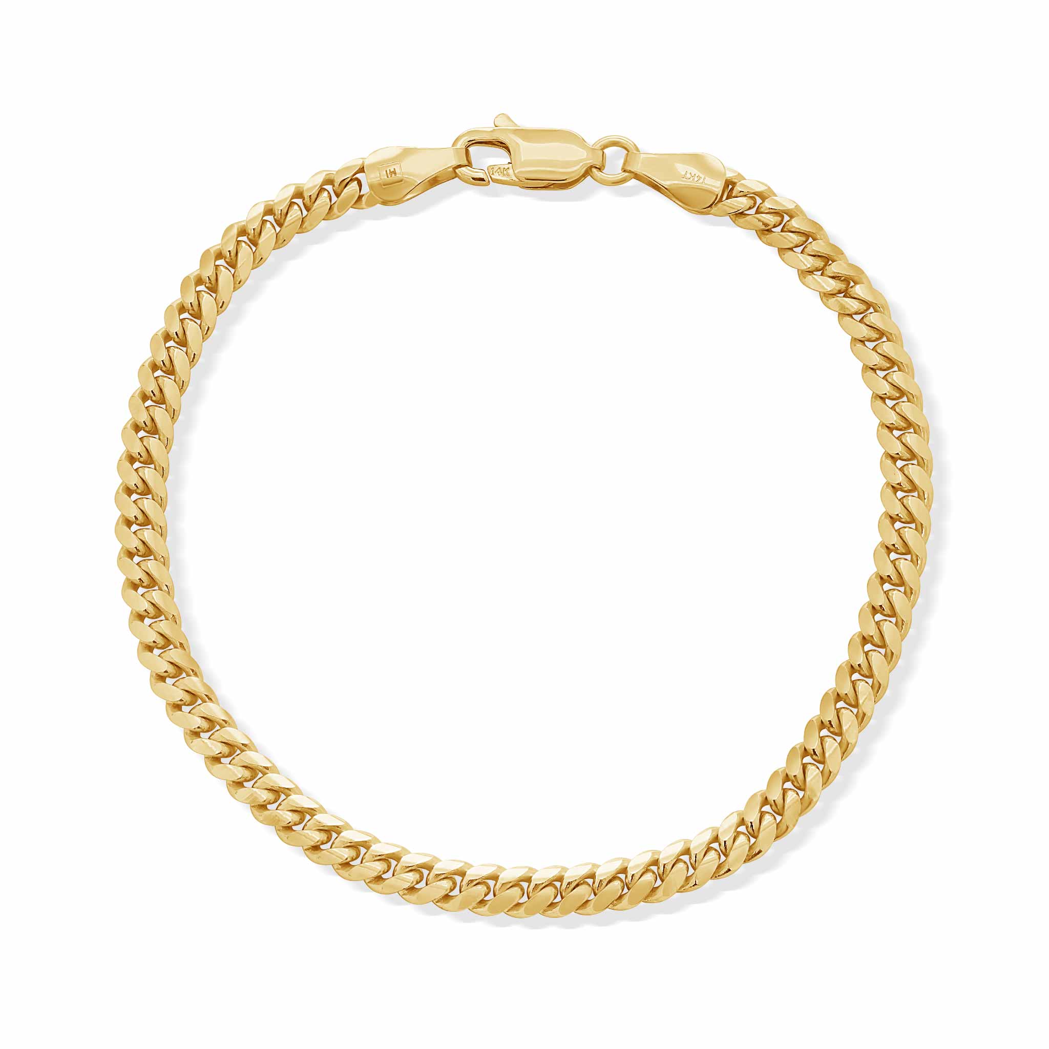 Solid Gold Miami Cuban Bracelet