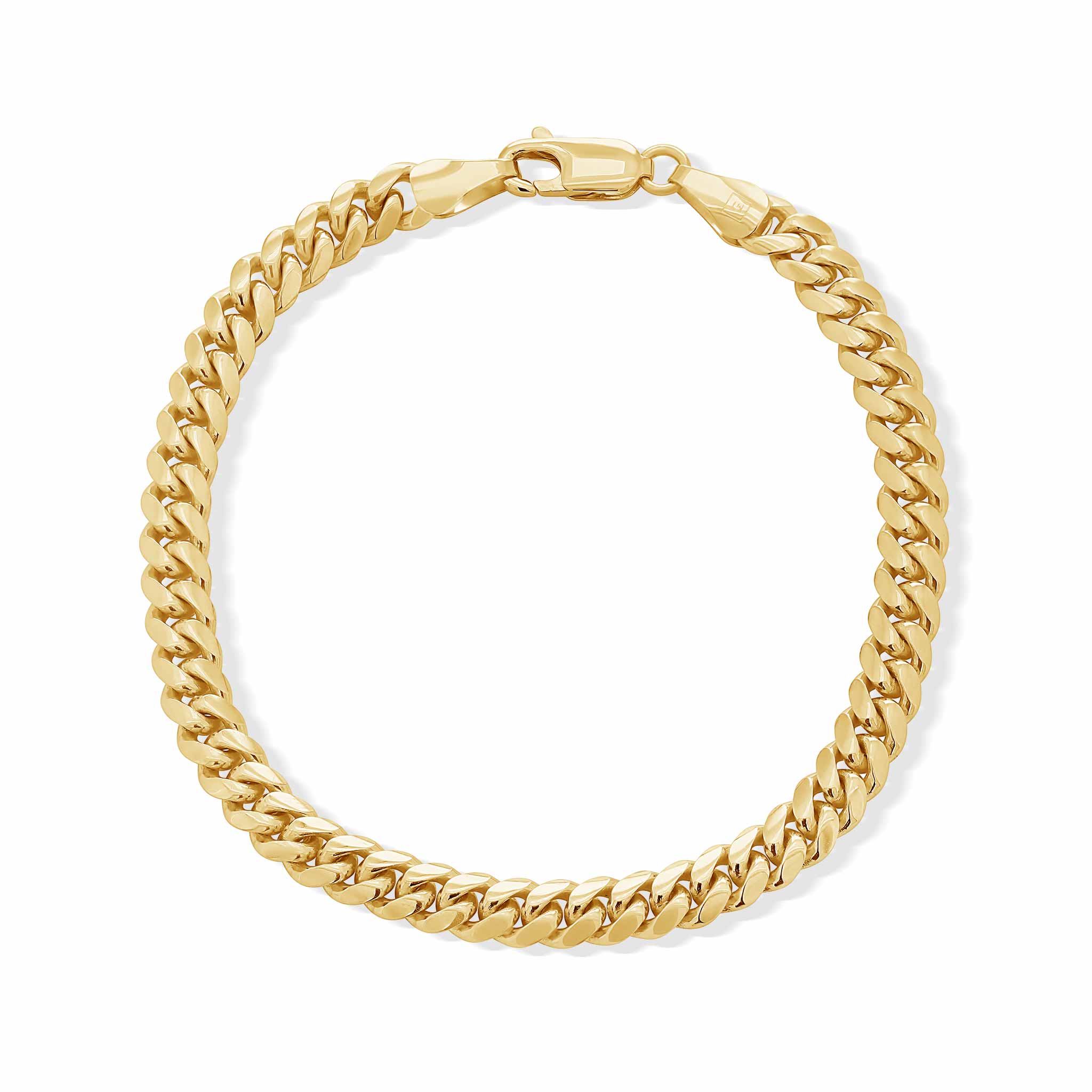 Solid Gold Miami Cuban Bracelet