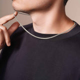 Men's White Gold Miami Cuban Chain