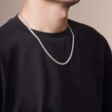 Men's White Gold Miami Cuban Chain