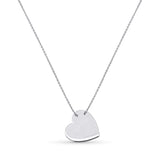 Engravable Gold Heart Necklace
