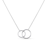 Interlocking Gold Circles Necklace