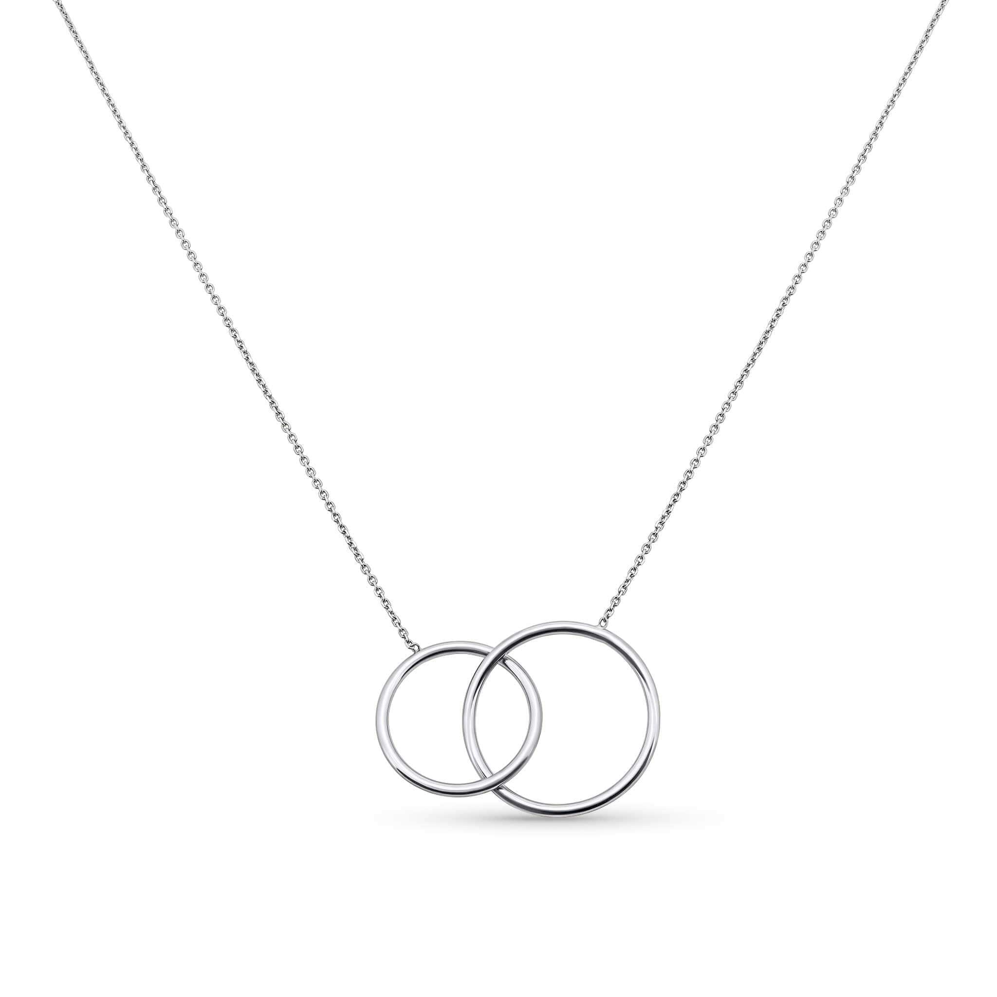 Interlocking Gold Circles Necklace