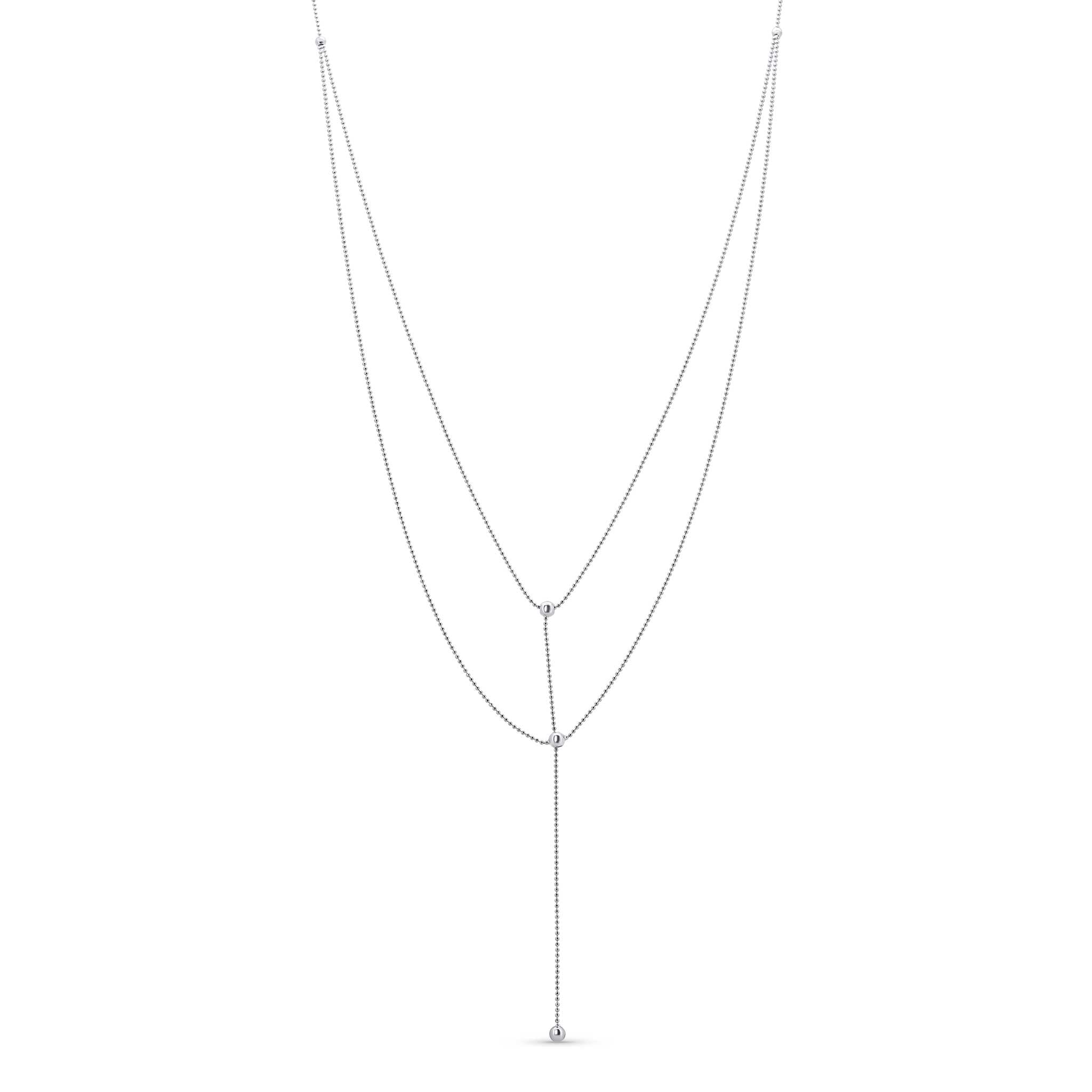 Layered Gold Dangle Necklace