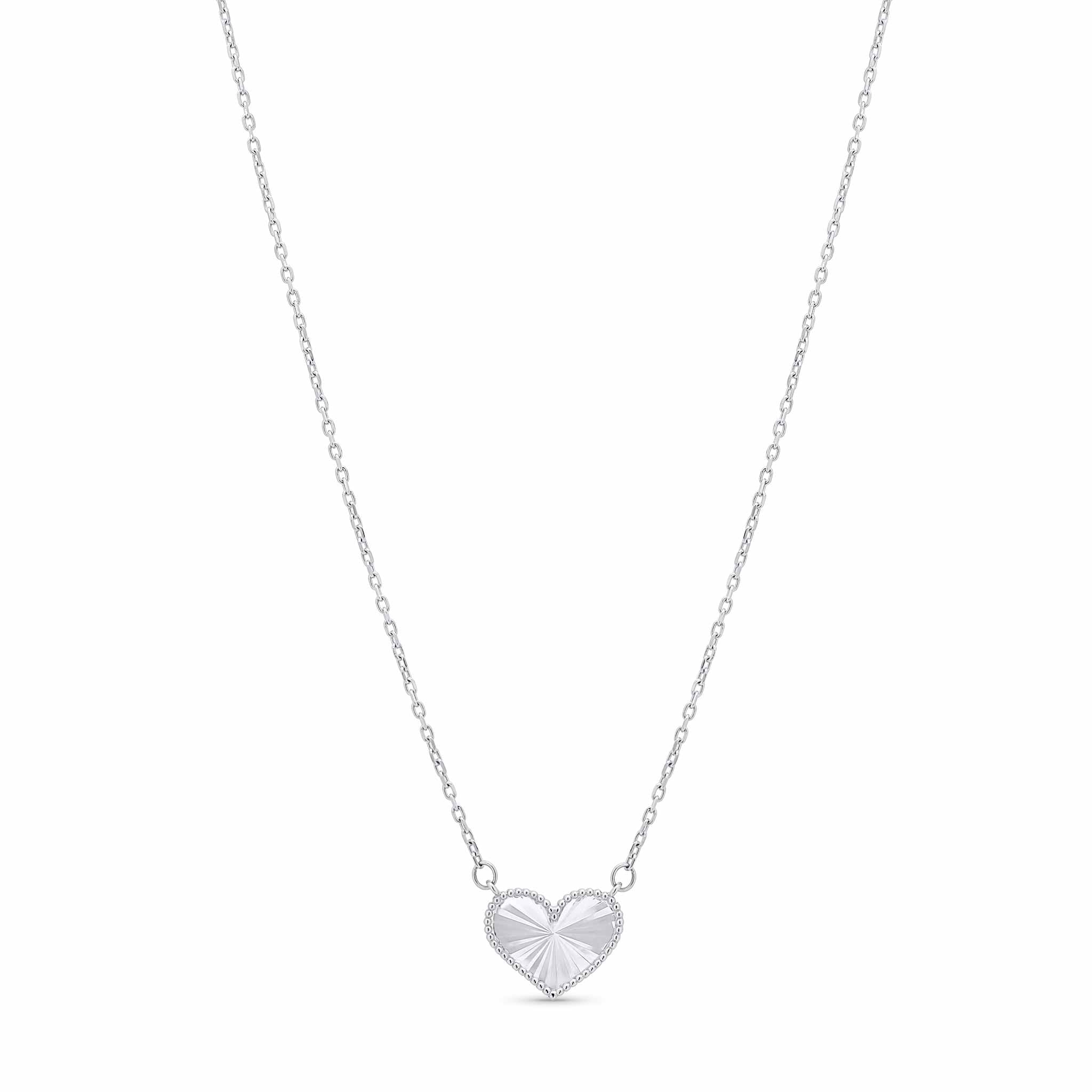 Engraved Heart Necklace