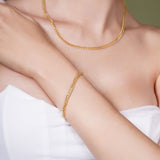Franco Gold Bracelet