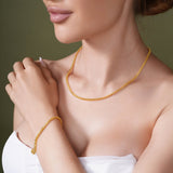 Franco Gold Bracelet